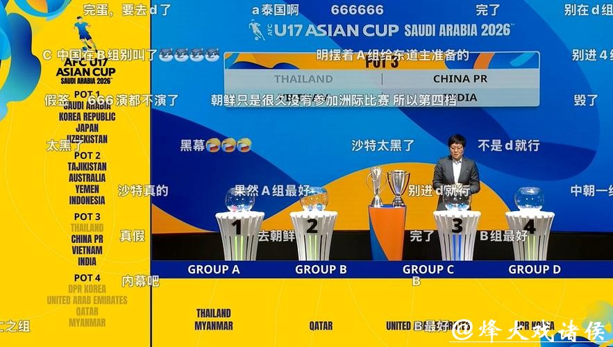 2026亚足联U17女足亚洲杯及U17亚洲杯抽签结果出炉